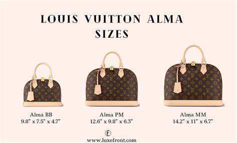 louis vuitton alma bb price|louis vuitton alma sizes.